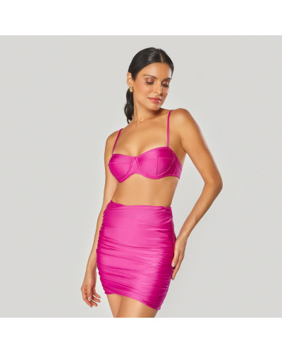 Mini Saia Mirage Fucsia